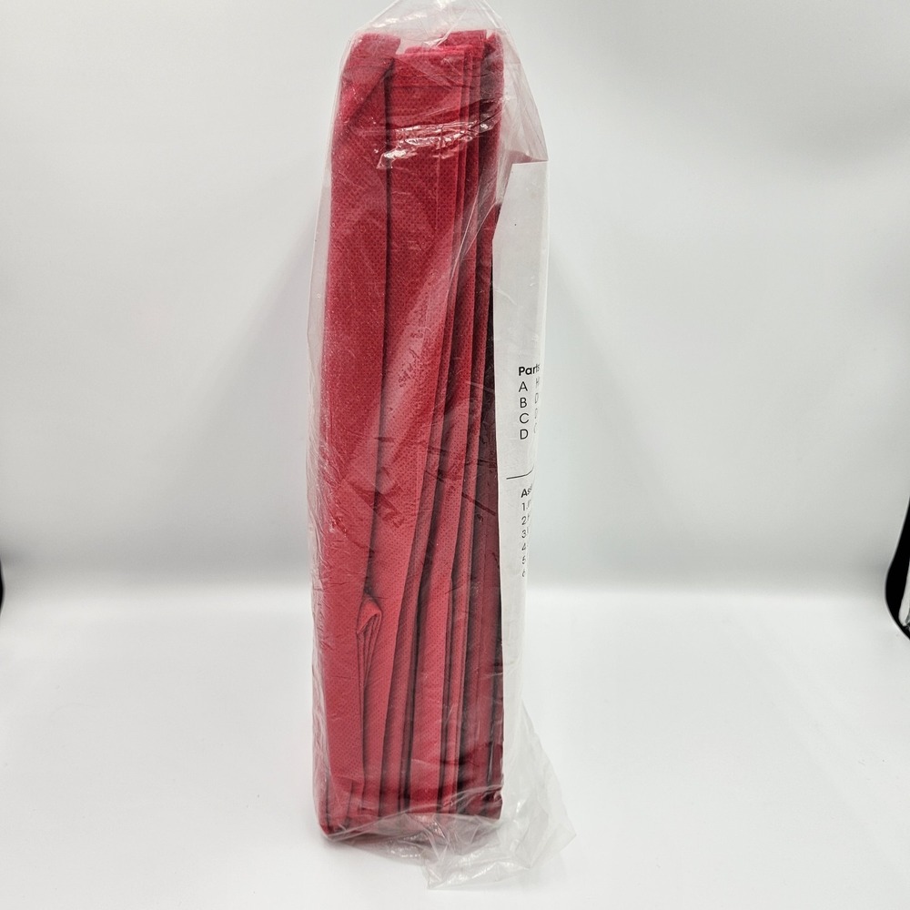 Joy Mangano Closet Shelf Organizer Red New Hooks Drawers Drawer Bases Organizer - Picture 3 of 4